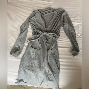 Grey GAP bath robe size small